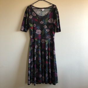Floral LuLa Roe Dress Size XL